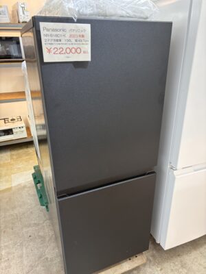 Panasonic NR-B16C1-K 2ドア冷蔵庫の正面