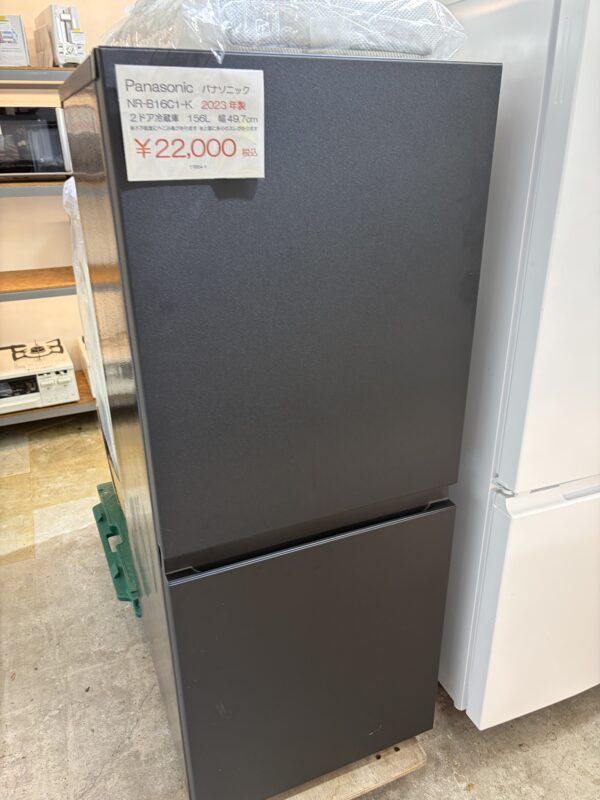 IMG_2820 Panasonic NR-B16C1-K 2ドア冷蔵庫の正面